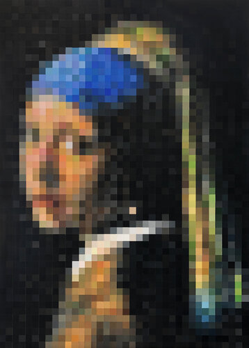 Girl with Pearl Earring de Marie KVK, Pintura a la venta en Singulart