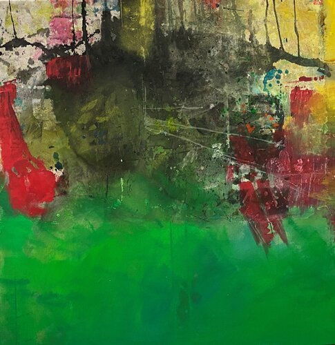 Blütenpracht (469) di Ruth Bucher, Pittura in vendita su Singulart