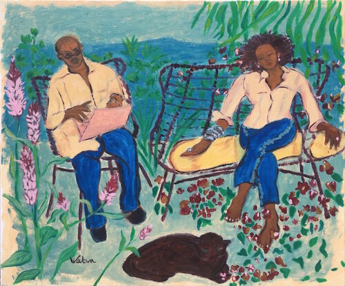 Joelle et Jean-Claude di Françoise Watin, Pittura in vendita su Singulart