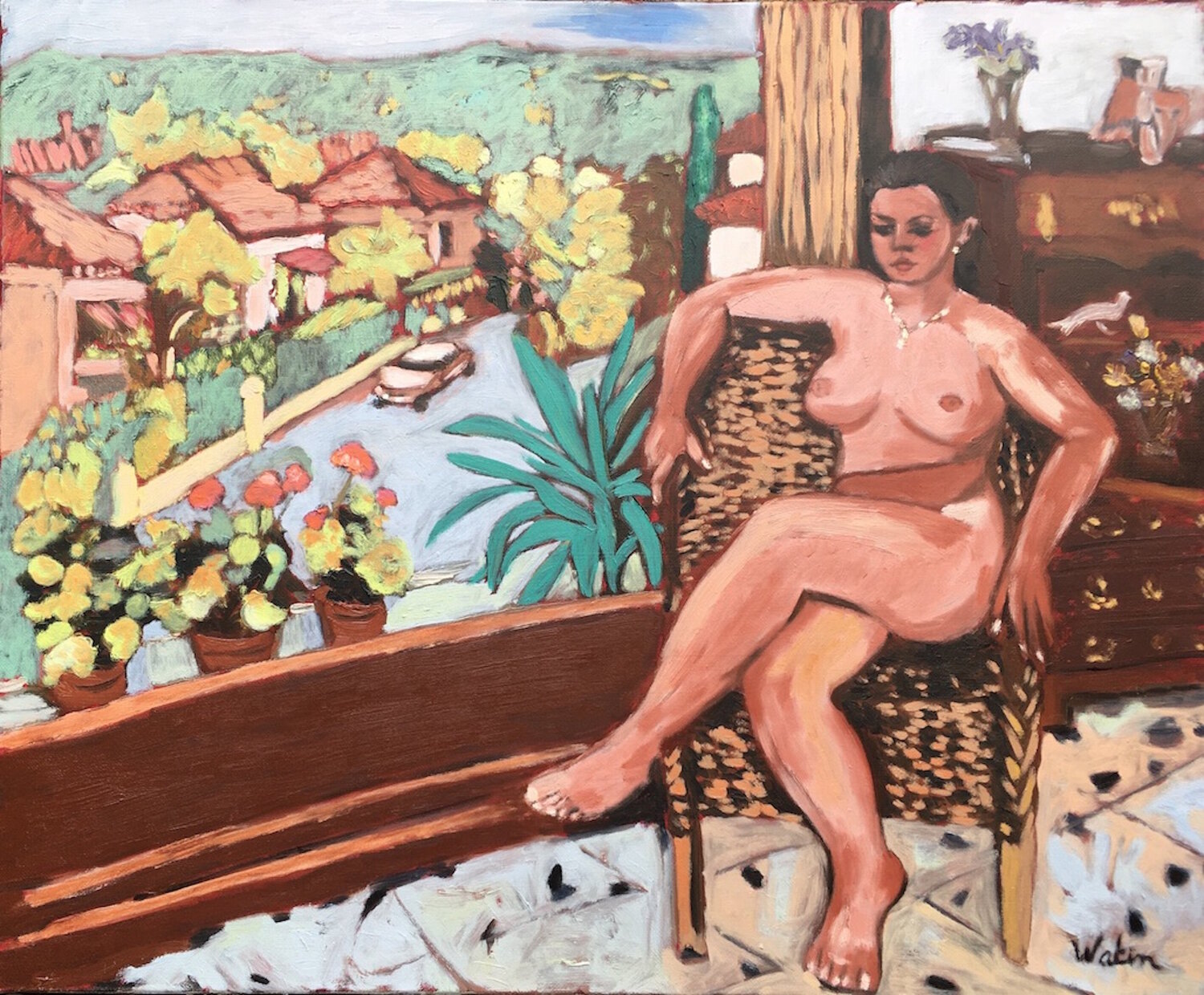 Nu provençal Françoise Watin