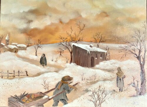 IL  CAPANNO von Donatella D'Eliso, Malerei kaufen auf Singulart