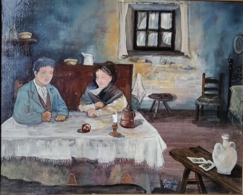 TIMIDO AMORE di Donatella D'Eliso, Pittura in vendita su Singulart