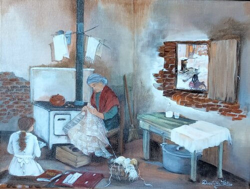 CALDO POMERIGGIO D'INVERNO von Donatella D'Eliso, Malerei kaufen auf Singulart