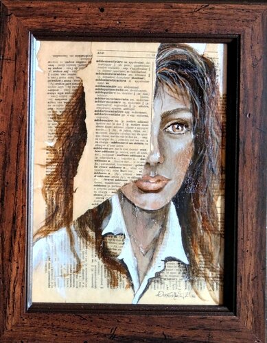 FRA PAROLE  NASCOSTE de Donatella D'Eliso, Pintura a la venta en Singulart