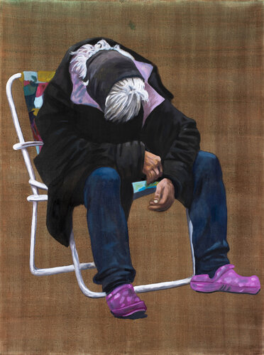 Die Würde des Menschen ist antastbar van Liselotte Bombitzki, Schilderij te koop op Singulart