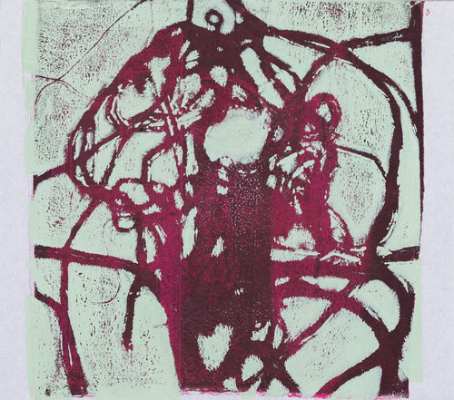 Creatio ex nihilo van Liselotte Bombitzki, Werk op papier te koop op Singulart