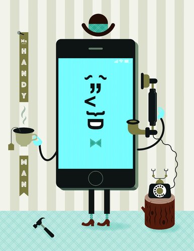 MR HANDYMAN > LED light display von Tino Nitschke, Druck kaufen auf Singulart