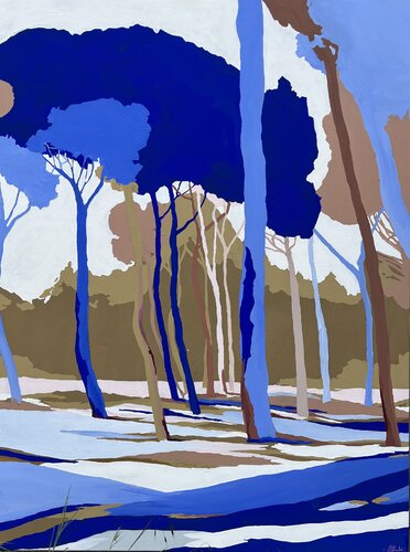 Danse bleu Klein di Cecile Llambi, Pittura in vendita su Singulart