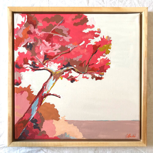 Pink Mare nostrum di Cecile Llambi, Pittura in vendita su Singulart