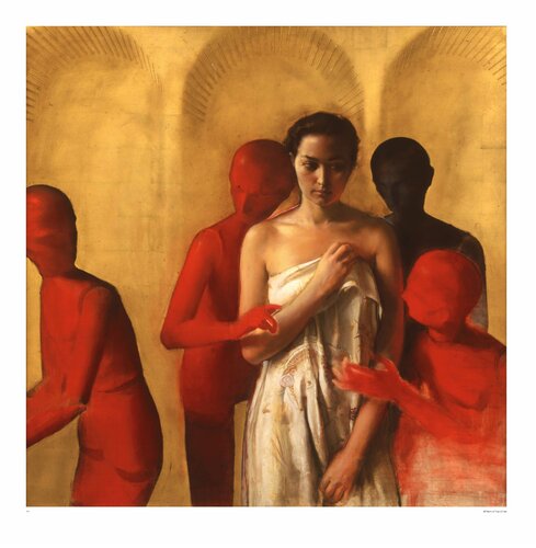 Queen of Hearts, large scale, archival quality Giclee Print van Ronald Sherr, Afdruk te koop op Singulart