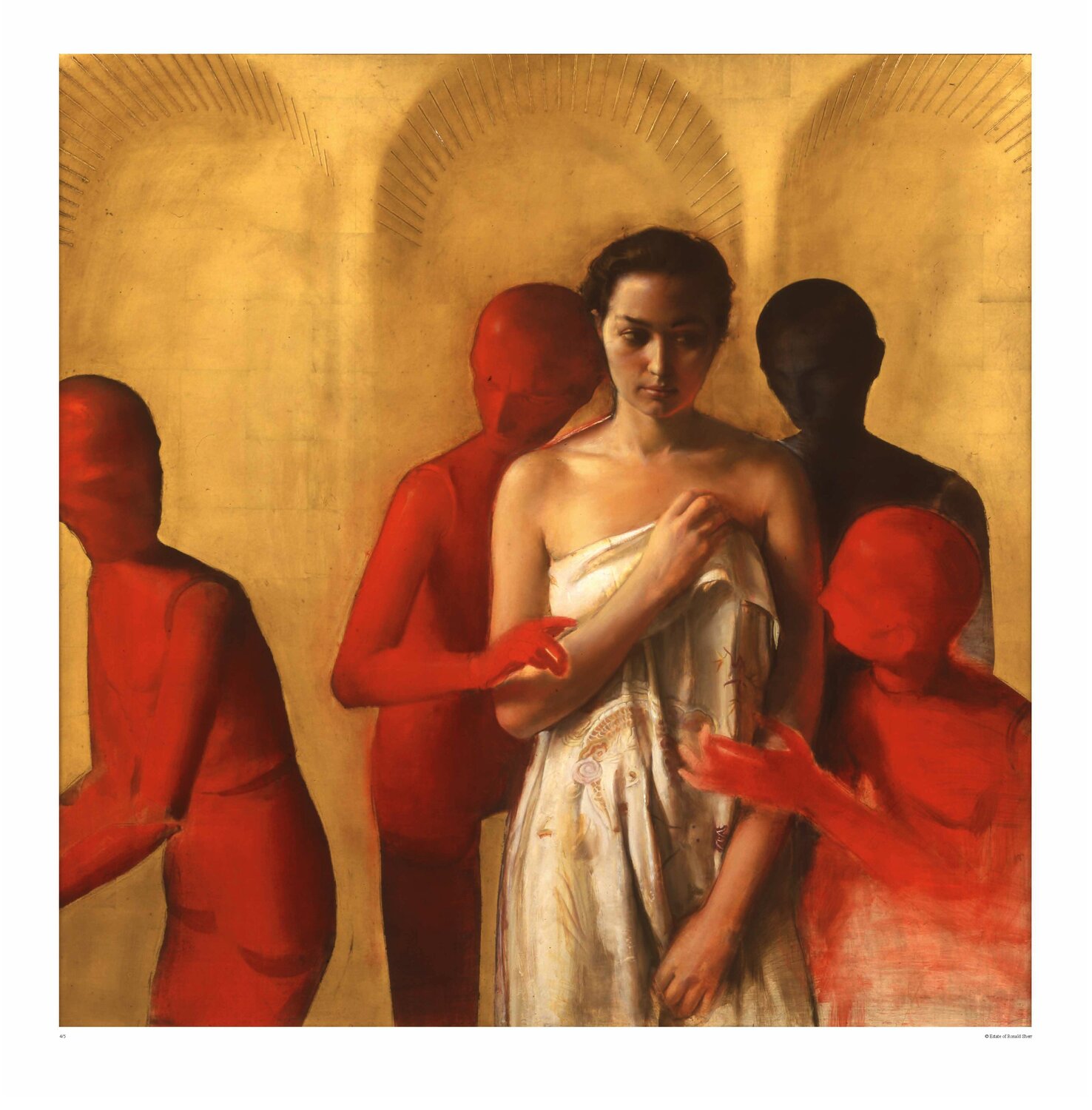 Queen of Hearts, large scale, archival quality Giclee Print Ronald Sherr Druck zu verkaufen
