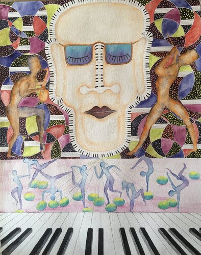 🤘🎶DanceVision🎶🤘 von John Goldsworthy, Malerei kaufen auf Singulart