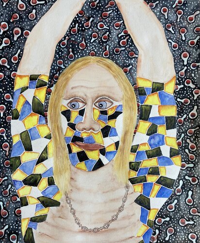 ⚡️🎶Iggy Pop🎶⚡️ di John Goldsworthy, Pittura in vendita su Singulart