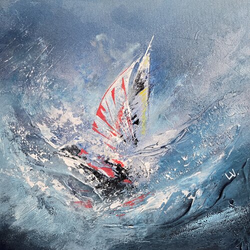 Dans la tempête von Laurent Victor, Malerei kaufen auf Singulart
