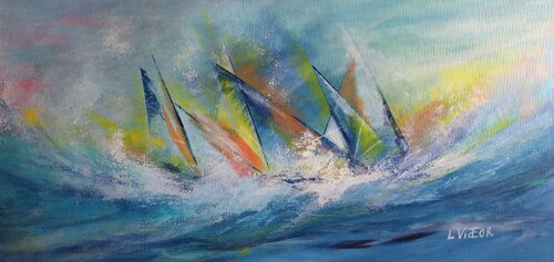 Atlantide by Laurent Victor, Painting for Sale on Singulart