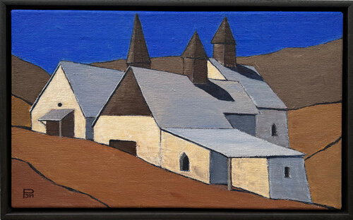Dreikirchen, Barbian, Südtirol by Johannes Maria Pittl, Painting for Sale on Singulart
