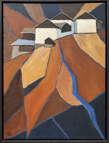 Kartnallhöfe, Stubai, Tirol van Johannes Maria Pittl, Schilderij te koop op Singulart