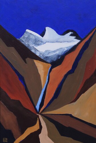 Blick ins Stubaital par Johannes Maria Pittl, Peinture en vente sur Singulart