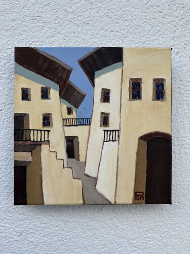 Algund bei Meran, Südtirol van Johannes Maria Pittl, Schilderij te koop op Singulart