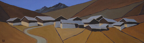 Stöckleralm, Stubaital, Tirol van Johannes Maria Pittl, Schilderij te koop op Singulart