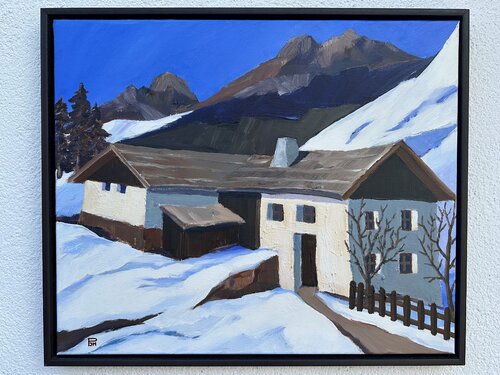 Froneben, Stubai, Tirol van Johannes Maria Pittl, Schilderij te koop op Singulart