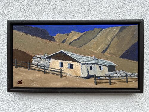 Reschenalm, Vintschgau, Südtirol van Johannes Maria Pittl, Schilderij te koop op Singulart