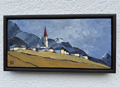 Stanz bei Landeck, Tirol van Johannes Maria Pittl, Schilderij te koop op Singulart