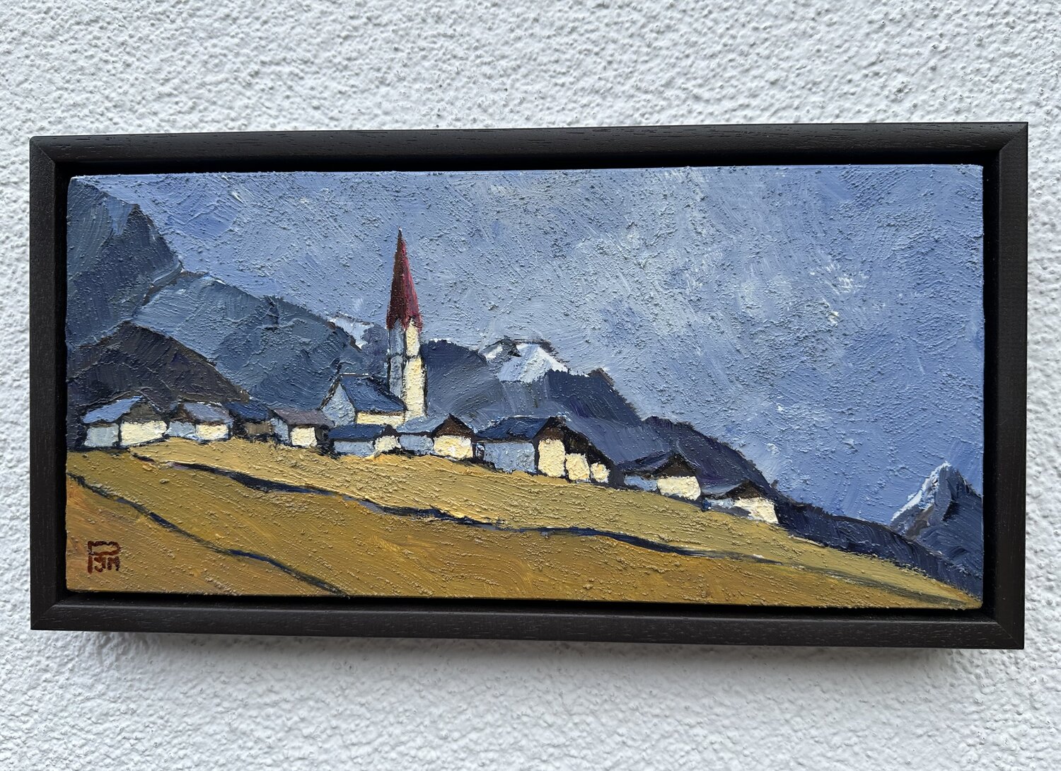 Stanz bei Landeck, Tirol Johannes Maria Pittl Originalgemälde zu verkaufen