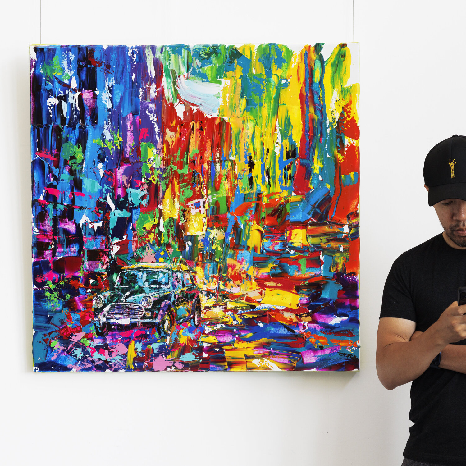 現代絵画 荒木尚「風」油絵・F6号 絵画買取・販売の小竹美術