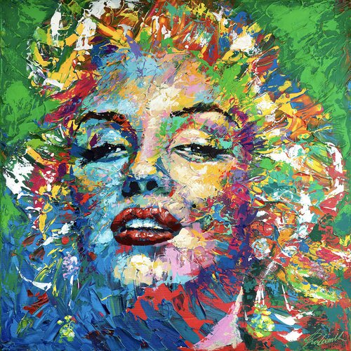 Marilyn Monroe 06 van Tadaomi Kawasaki, Schilderij te koop op Singulart