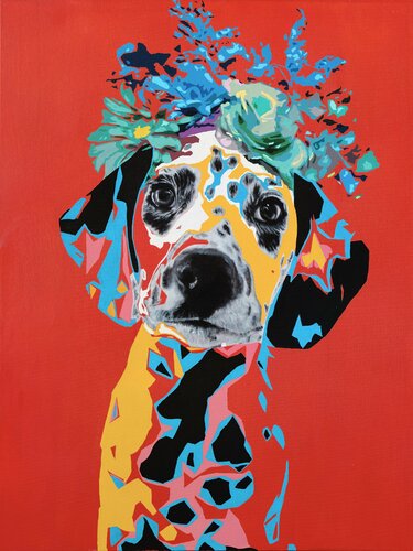 Dalmatian di Tadaomi Kawasaki, Pittura in vendita su Singulart