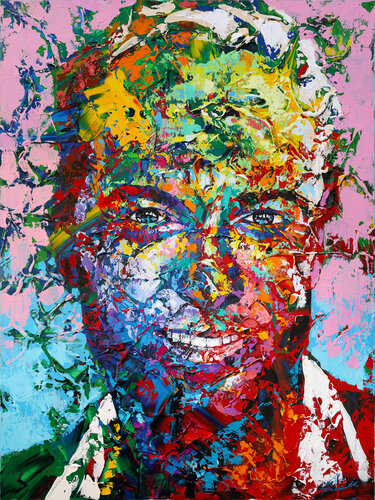 Man 02 van Tadaomi Kawasaki, Schilderij te koop op Singulart