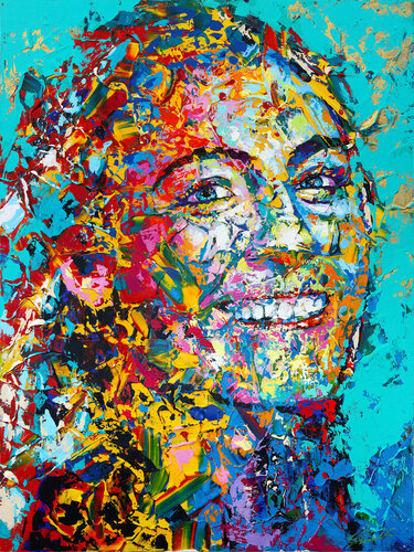 Lady 05 van Tadaomi Kawasaki, Schilderij te koop op Singulart