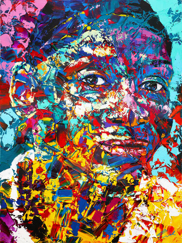 Man 03 van Tadaomi Kawasaki, Schilderij te koop op Singulart