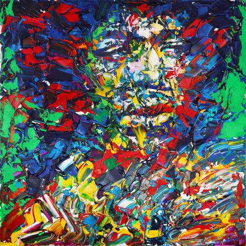 Jimi Hendrix 02" de Tadaomi Kawasaki, Pintura a la venta en Singulart