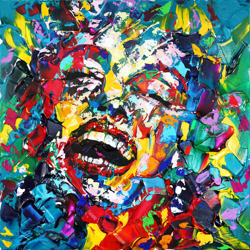 Marilyn MINI 04 di Tadaomi Kawasaki, Pittura in vendita su Singulart