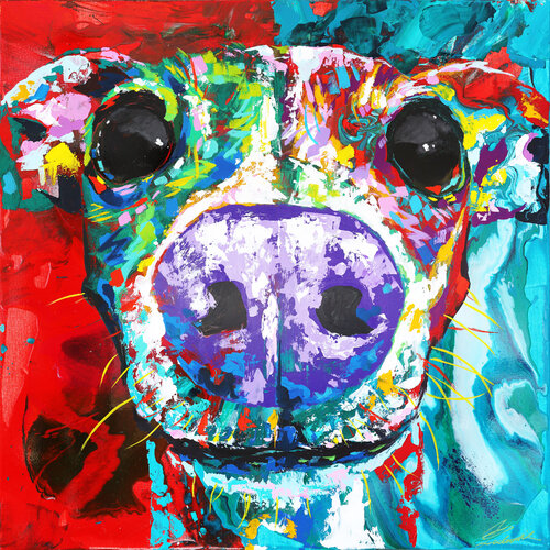 Italian Greyhound 08 di Tadaomi Kawasaki, Pittura in vendita su Singulart