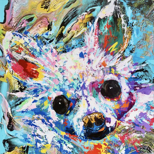 Chihuahua van Tadaomi Kawasaki, Schilderij te koop op Singulart