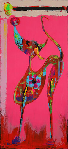 Treat time van Tadaomi Kawasaki, Schilderij te koop op Singulart