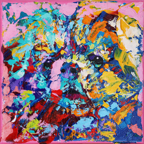 Dog 01  2/49 van Tadaomi Kawasaki, Schilderij te koop op Singulart