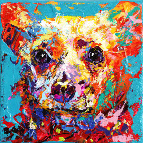 Chihuahua van Tadaomi Kawasaki, Schilderij te koop op Singulart