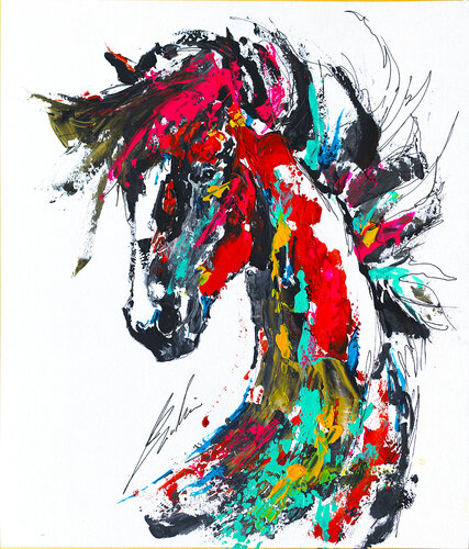 Horse von Tadaomi Kawasaki, Malerei kaufen auf Singulart
