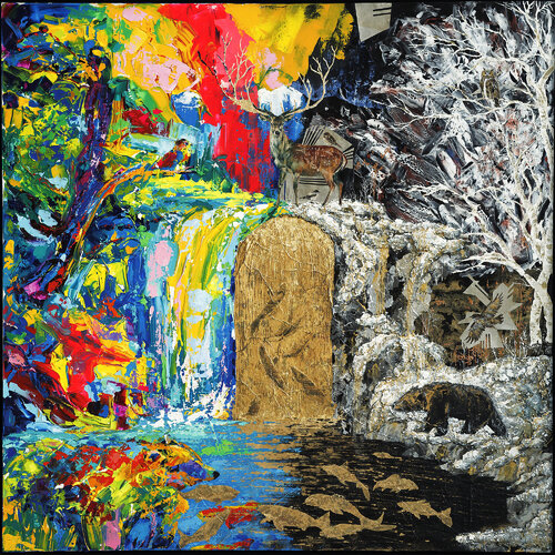 The Wellspring of the Seasons de Tadaomi Kawasaki, Pintura a la venta en Singulart