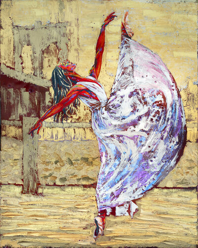 Joy in NYC van Tadaomi Kawasaki, Schilderij te koop op Singulart