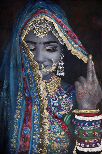 Ready for a bride di Tadaomi Kawasaki, Pittura in vendita su Singulart