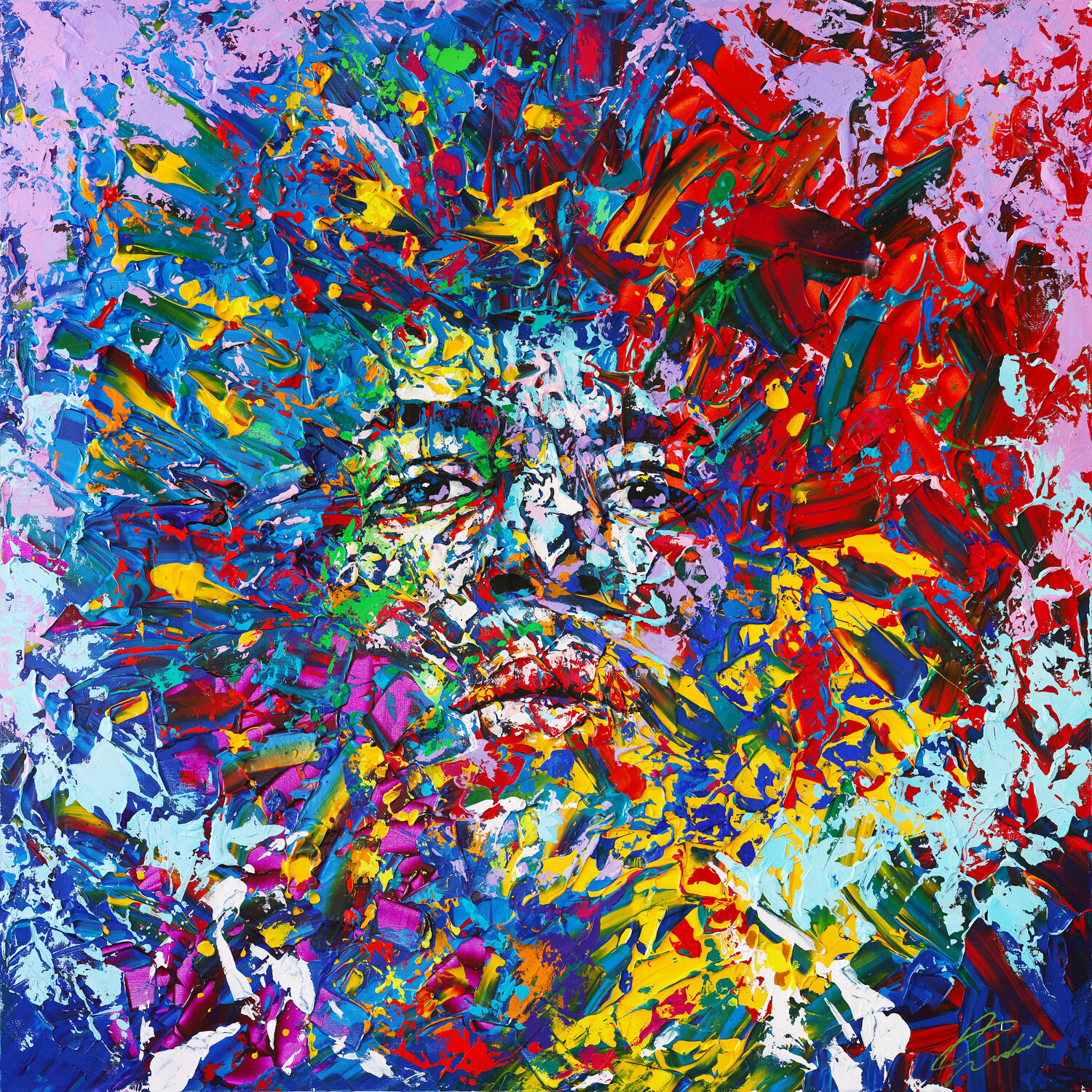 Jimi Hendrix 48" Tadaomi Kawasaki