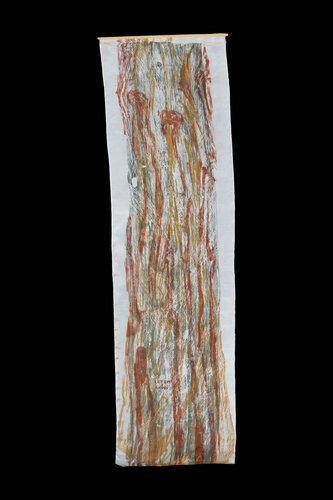 Totem N°I - Rouge di Bernadette Duchoud, Stampa in vendita su Singulart