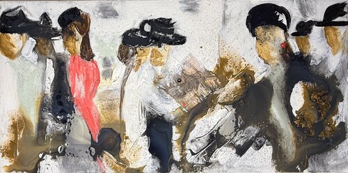 „Zeitlose Begegnung“ di Irina Staud, Pittura in vendita su Singulart