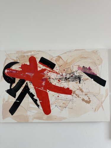 Tanz der Kontraste, Triptychon - 120x79,5x4, 50x50, 50x50 x4     2.350/440/440 de Irina Staud, Pintura a la venta en Singulart