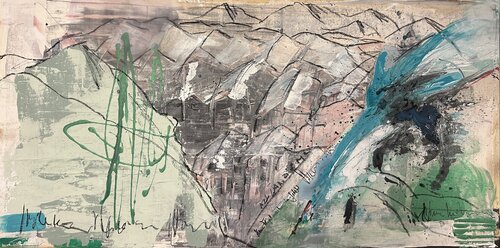 Deine Flügel warten im Jetzt par Irina Staud, Peinture en vente sur Singulart